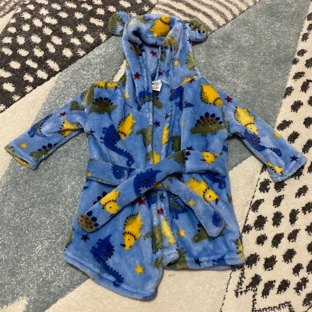 Soft Baby Dinosaur Robe